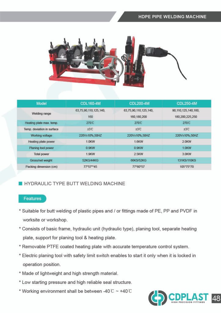hydraulic-tpe-butt-welding-machine